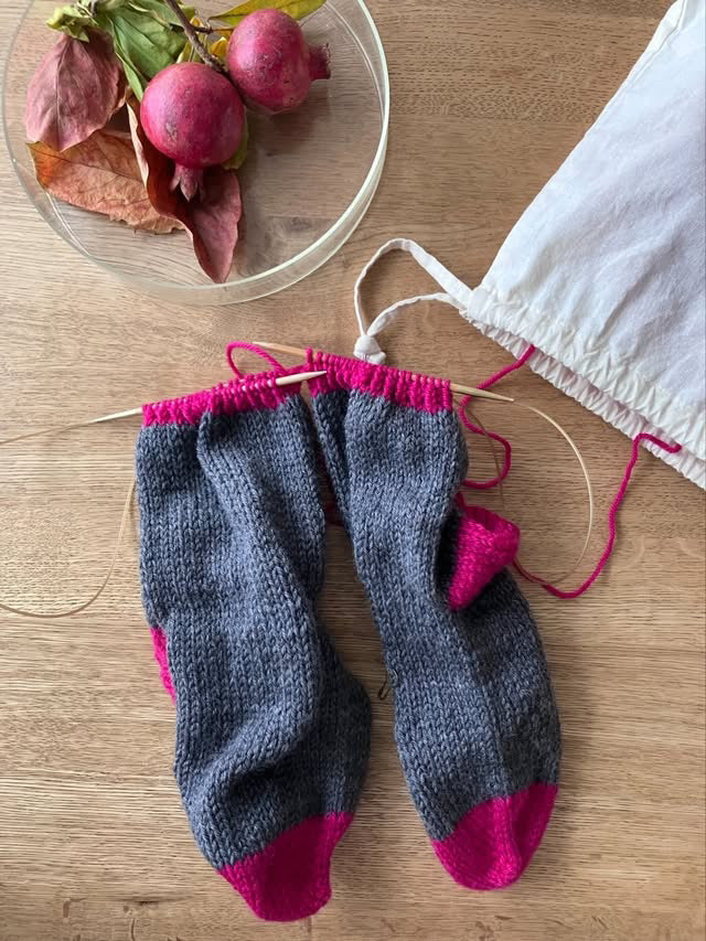 basic toe up sock