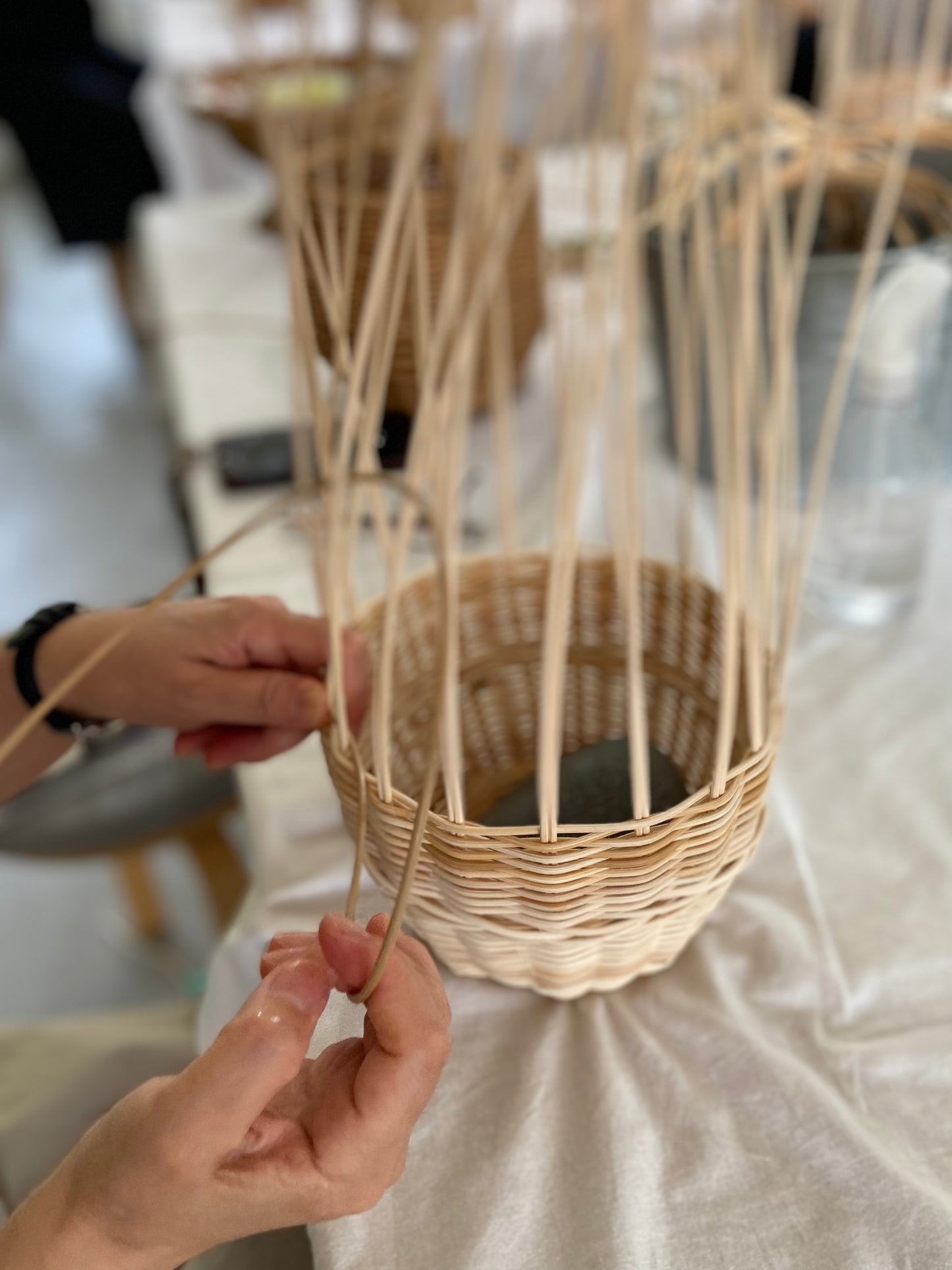 ラタンでつくるバスケット　追加の回 2
