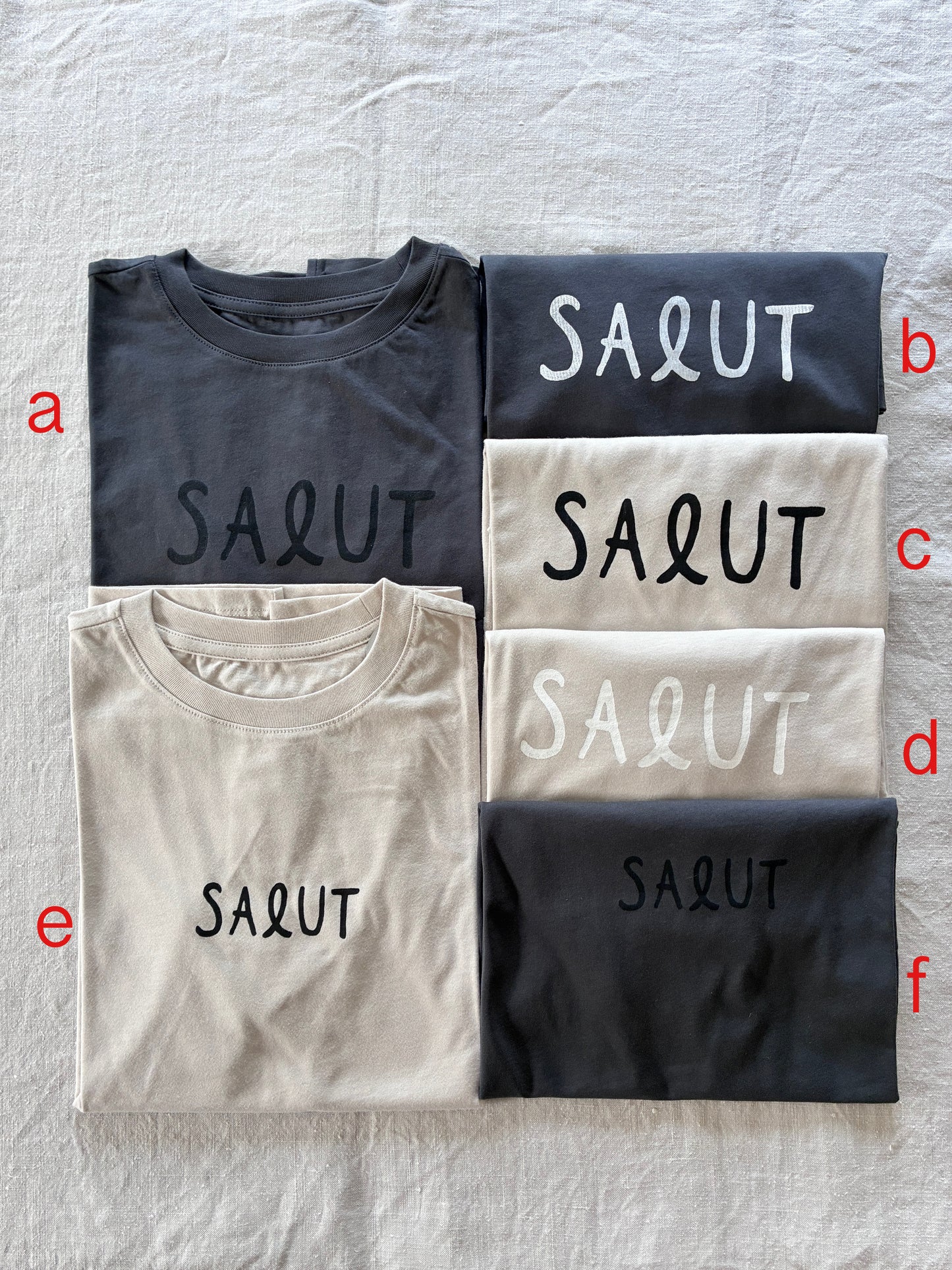 [オンライン販売] SALUT　オリジナルTシャツ