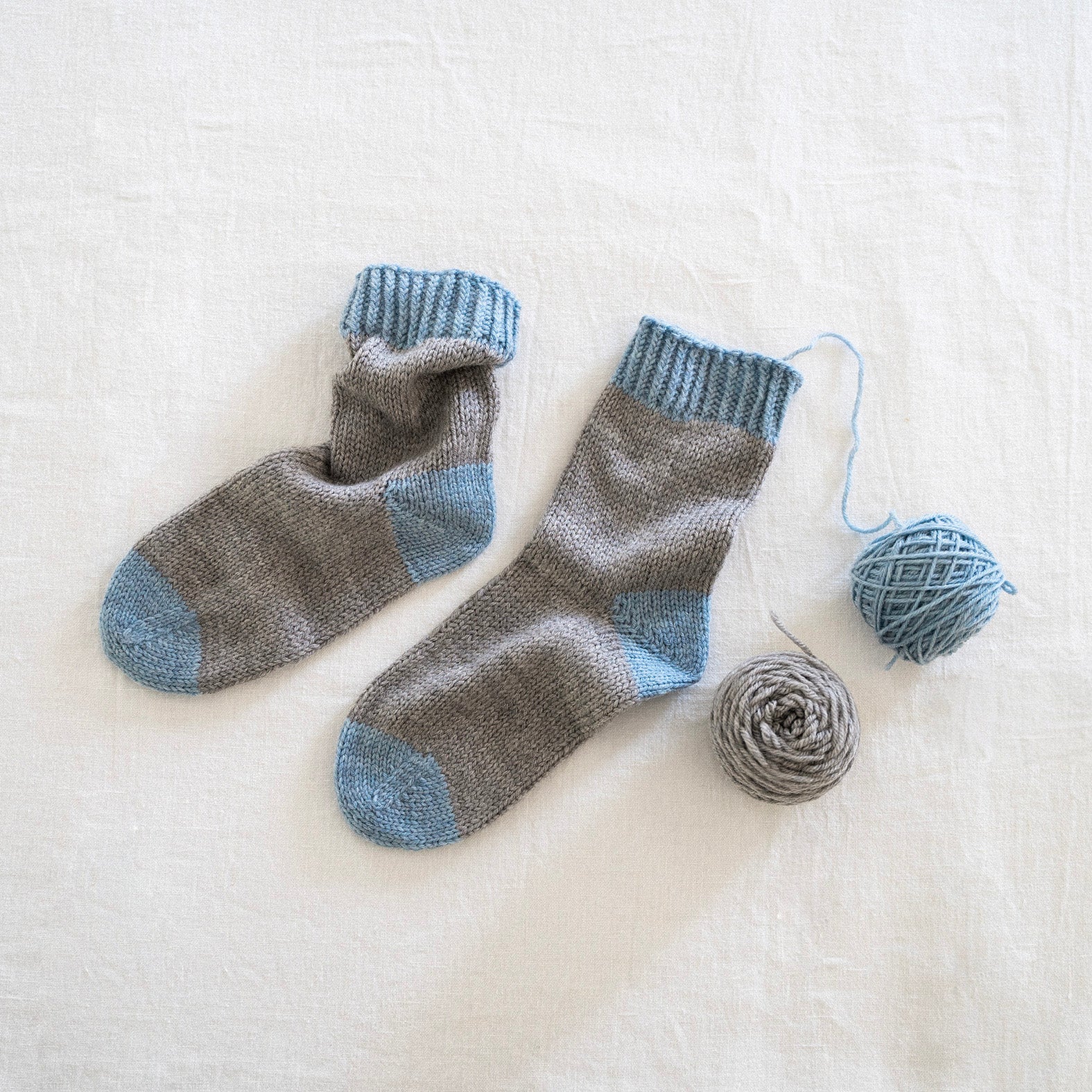 Basic toe up sock